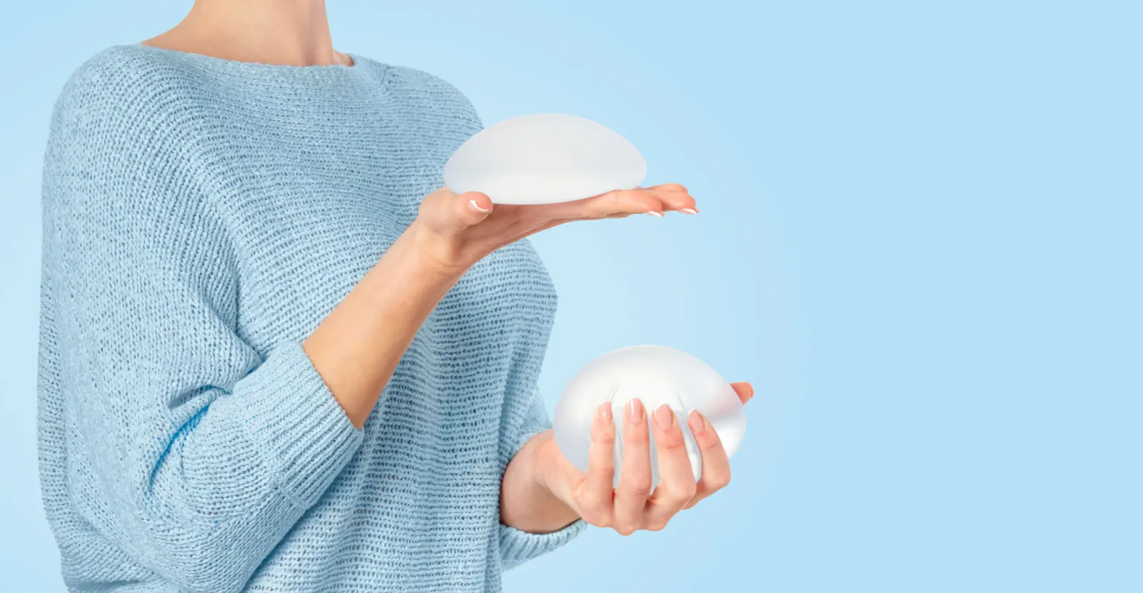 Breast augmentation — implant surgery education.